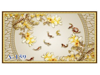 Tranh gạch phối họa tiết trang trí A159 Tranh gạch phối họa tiết trang trí A159