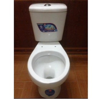 Bồn cầu 1 nhấn Dolacera (màu trắng)