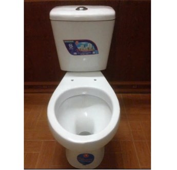 Bồn cầu 2 nhấn Dolacera (màu trắng)