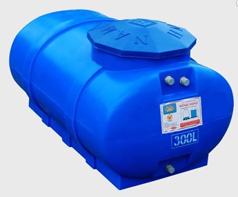 Bồn nước nhựa Bình Minh 300 Lít nằm Bồn nước nhựa Bình Minh 300 Lít nằm