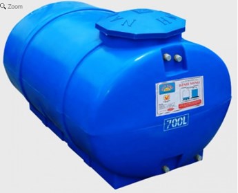 Bồn nước nhựa Bình Minh 700 Lít nằm Bồn nước nhựa Bình Minh 700 Lít nằm