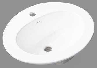 Chậu Lavabo Dương Vành JOMOO 12497-1/11Z-I011