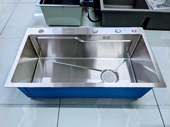 Chậu rửa chén 1 hộc inox 304 78x46cm Chậu rửa chén 1 hộc inox 304 78x46cm