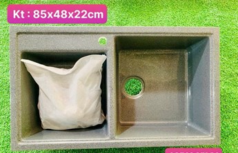 Chậu rửa chén đá 2 hộc DP8548 Chậu rửa chén đá 2 hộc DP8548