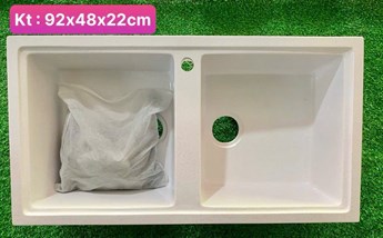 Chậu rửa chén đá 2 hộc DP9248 Chậu rửa chén đá 2 hộc DP9248