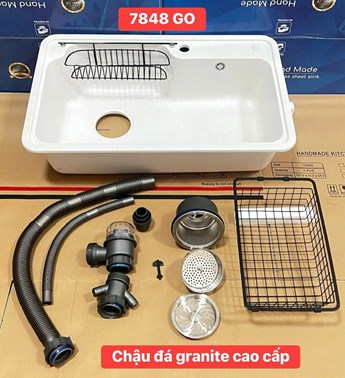 Chậu rửa chén đá  Granit 7848GO Chậu rửa chén đá  Granit 7848GO
