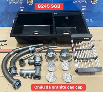 Chậu rửa chén đá  Granit 8245SGB Chậu rửa chén đá  Granit 8245SGB
