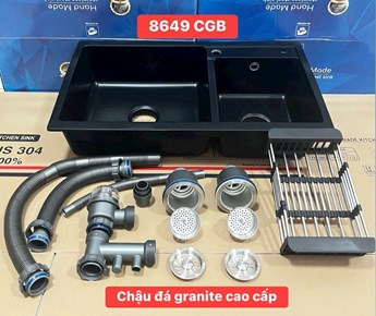 Chậu rửa chén đá  Granit 8649CGB Chậu rửa chén đá  Granit 8649CGB