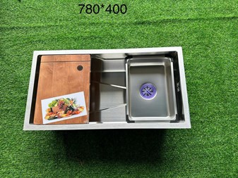 Chậu Rửa chén inox 1 hộc âm 7840