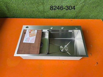 Chậu rửa chén Inox 304 -1 hộc 8246 Chậu rửa chén Inox 304 -1 hộc 8246