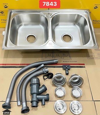 Chậu rửa chén Inox 304-7843 Chậu rửa chén Inox 304-7843