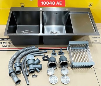 Chậu rửa chén Nano đen 10048AE Chậu rửa chén Nano đen 10048AE