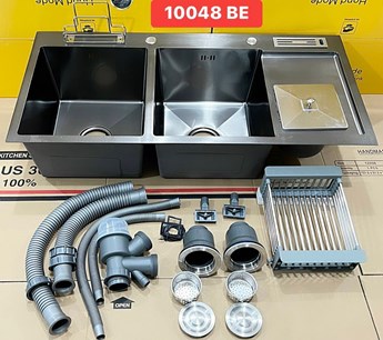 Chậu rửa chén Nano đen 10048BE Chậu rửa chén Nano đen 10048BE