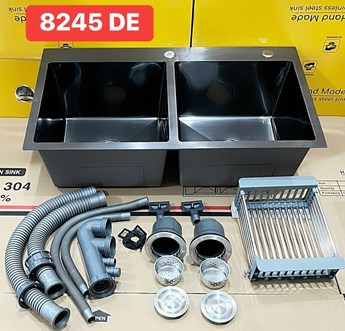 Chậu rửa chén Nano đen 8245DE Chậu rửa chén Nano đen 8245DE