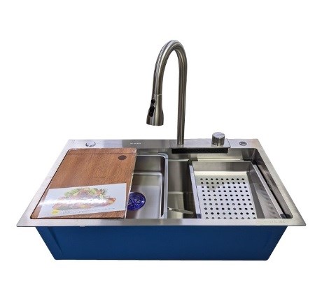 Chậu Thủ Công 75x46cm_304 + Vòi âm 304