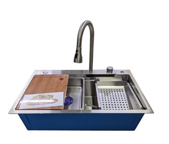 Chậu Thủ Công 75x46cm_304 + Vòi âm 304