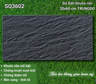 Đá Trung Đô 30x60cm SQ3602 Nhám sần 