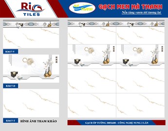 Gạch 30x60cm Hà Thanh R3617 Gạch 30x60cm Hà Thanh R3617