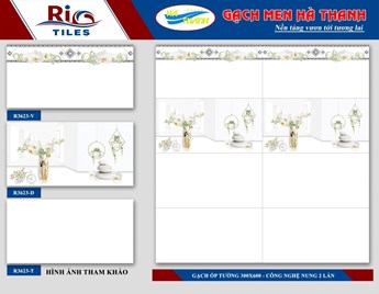 Gạch 30x60cm Hà Thanh R3623 Gạch 30x60cm Hà Thanh R3623