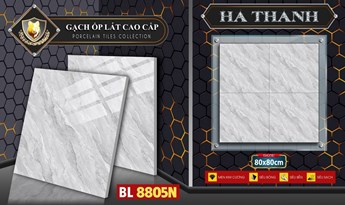 Gạch bóng kiếng 80x80cm Hà Thanh BL8805N Gạch bóng kiếng 80x80cm Hà Thanh BL8805N