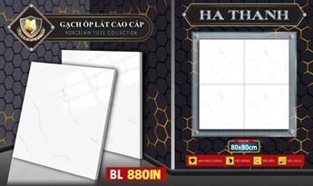 Gạch bóng kiếng Hà Thanh 80x80cm BL8801N Gạch bóng kiếng Hà Thanh 80x80cm BL8801N