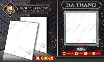 Gạch bóng kiếng Hà Thanh 80x80cm BL8802N Gạch bóng kiếng Hà Thanh 80x80cm BL8802N