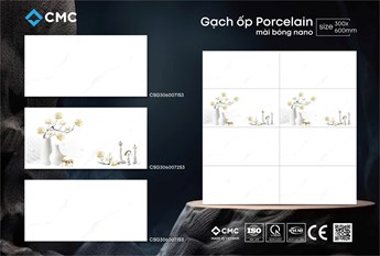 Gạch CMC 30x60cm bóng kiếng CSG3060071-S3 Gạch CMC 30x60cm bóng kiếng CSG3060071-S3