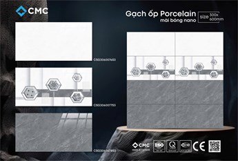 Gạch CMC 30x60cm bóng kiếng CSG3060078-S3 Gạch CMC 30x60cm bóng kiếng CSG3060078-S3