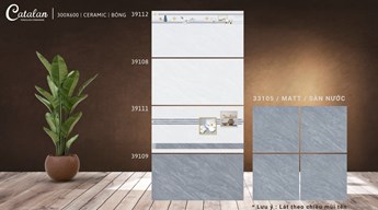 Gạch men bóng 30x60cm CATALAN 39108-09-11-12 Gạch men bóng 30x60cm CATALAN 39108-09-11-12