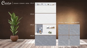 Gạch men bóng 30x60cm CATALAN 39115-16-17-19 Gạch men bóng 30x60cm CATALAN 39115-16-17-19