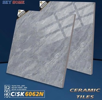 Gạch men bóng Hà Thanh 60x60cm 6062N