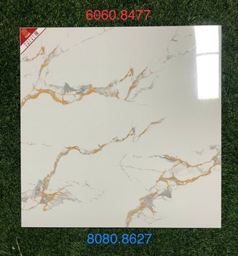Gạch PRIME 80x80cm bóng Carving Gold 8627 Gạch PRIME 80x80cm bóng Carving Gold 8627