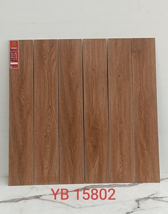 Gạch thẻ gỗ PRIME 15x80cm kháng khuẩn YB15802