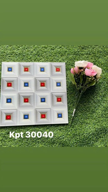 Gạch trang trí Nhũ vàng 30x30cm KPT30040 Gạch trang trí Nhũ vàng 30x30cm KPT30040