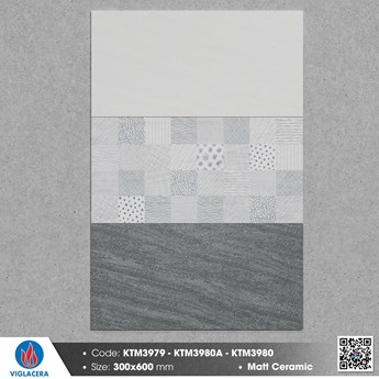Gạch Viglacera 30x60cm Men Mờ KTM3979 Gạch Viglacera 30x60cm Men Mờ KTM3979