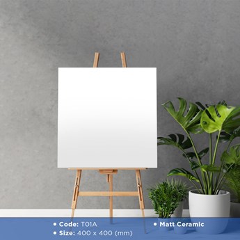 Gạch Viglacera 40 x 40cm T01A- Men mờ  Gạch Viglacera 40 x 40cm T01A- Men mờ