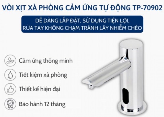 Hộp Cấp Xà Phòng Tự Động TPPRO TP-70902