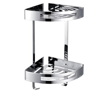 Kệ góc 2 tầng Inox 304 KG02