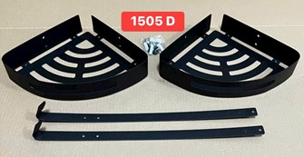 Kệ góc 2 tầng Inox 304 -MK1505D