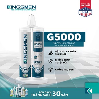 Keo chà ron 2 thành phần Kingsmen G5000 Keo chà ron 2 thành phần Kingsmen G5000