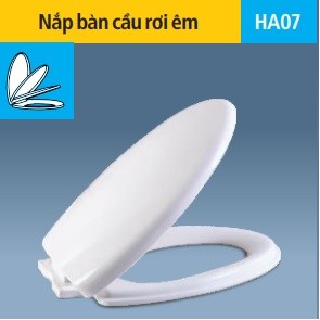 Nắp bồn cầu Rơi êm HA07 Nắp bồn cầu Rơi êm HA07