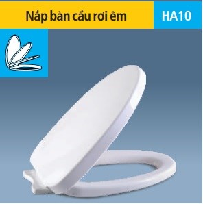 Nắp bồn cầu Rơi êm HA10 Nắp bồn cầu Rơi êm HA10