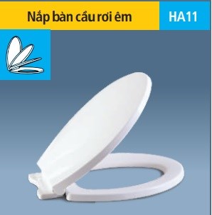 Nắp bồn cầu rơi êm HA11 Nắp bồn cầu rơi êm HA11