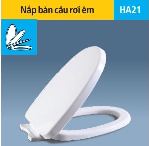 Nắp bồn cầu rơi êm HA21 Nắp bồn cầu rơi êm HA21