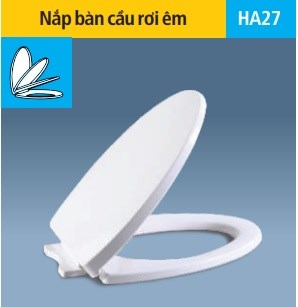 Nắp bồn cầu rơi êm HA27 Nắp bồn cầu rơi êm HA27