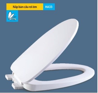 Nắp bồn cầu rơi êm HA33 Nắp bồn cầu rơi êm HA33