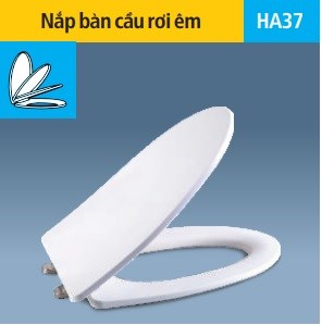Nắp bồn cầu rơi êm HA37 Nắp bồn cầu rơi êm HA37