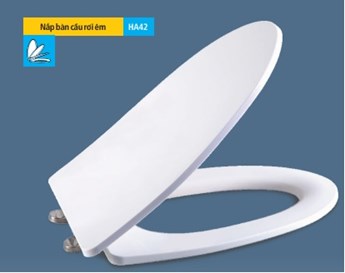 Nắp bồn cầu rơi êm HA42 Nắp bồn cầu rơi êm HA42