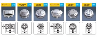 Nút xả bồn cầu 2 nhấn 