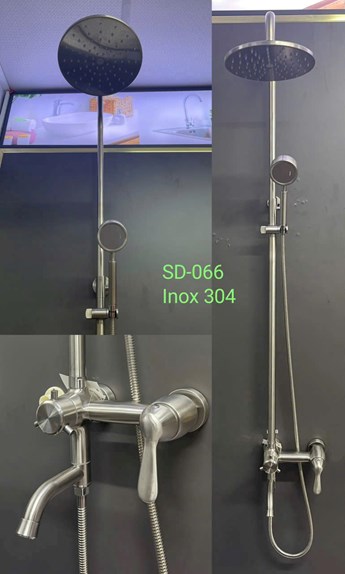 Sen cây nóng lạnh Inox 304 SD066 Sen cây nóng lạnh Inox 304 SD066